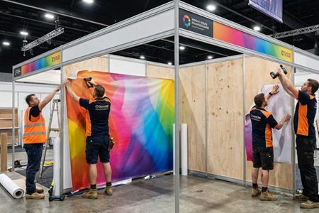 exhibtion stall fabrication in delhi